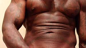 Hallelujah Johnson Worships Massive Black Hairy Monster Cock Frenzy