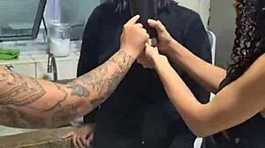 Friends Chatting Turns to Exhibitionist Flashing and Hard Vara Action