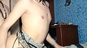 real femboy crossdresses as ladyboy shemale in update 167