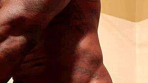 Hallelujah Johnson Worships Massive Black Hairy Monster Cock Frenzy