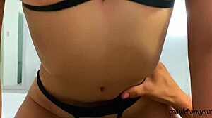 Sexy Indian Latina babe fucks stranger hard in hotel room screaming for more!