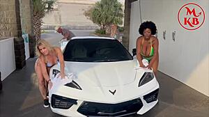 Kora Bell Angel Minx Duchess Coco Suck Fuck Public Carwash