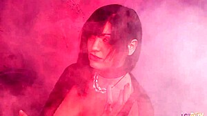 lesbian vampires in lingerie seduce innocent big tits blonde into threesome licking pussies orgasms dildos