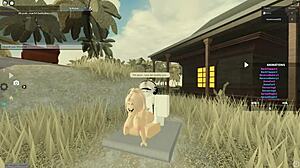 roblox gamer bent over for doggystyle pounding