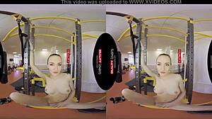 Gym teen wants your cock for anal workout ride pov.