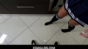 stepsister britt blair craves butt plug deep in tiny ass