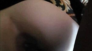 brunette pawg bent over hotel bed takes bbc creampie doggystyle missionary