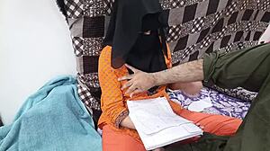 pakistani hijaab student fucked raw by horny tuition teacher