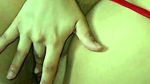 latina stepmom fingers her wet pussy as friend shows up unexpectedly