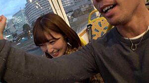 japanese big tits babe creampied after hot blowjob