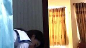 ha yen bends over big ass tits for bathroom doggystyle vip fuck