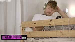 CZECH SLUT RIDES COCK COWGIRL IN HOTEL WITH SHAVED PUSSY AND TITS