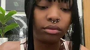 Part one of carefully removing my piercings during the doctor's examination