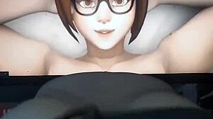 mei chichi's swollen tits crushed in hot titfuck