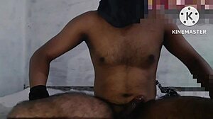 Indian milf's big ass takes stepson's monster cock in homemade doggystyle pounding