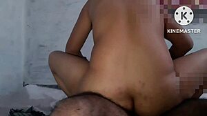 Indian milf's big ass takes stepson's monster cock in homemade doggystyle pounding