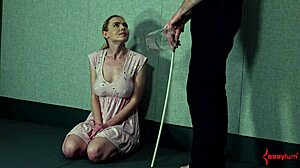 big ass kinky slut rebel rhyder chugs massive piss enemas then flips into acrobatic somersaults