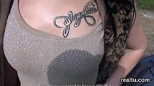 adorable czech nympho seduced in mall gets hardcore pov pounding