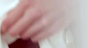 I'm addicted to this kinky babe's footjob on my monster cock