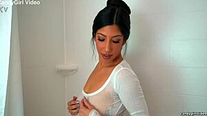 lizzy lust soaks panties wet in closeup part two