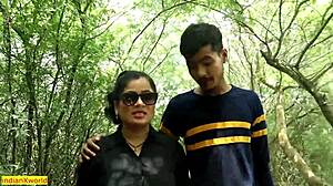 Beautiful Desi Bhabhi Outdoor Rough Sex Romp