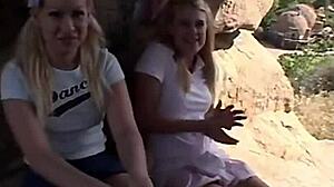 little summer wanna lick my pussy outdoors with these two hot blondes?