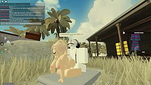 roblox gamer bent over for doggystyle pounding