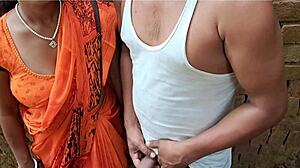 Young boy rams deep into horny Indian bhabhi's wet pussy