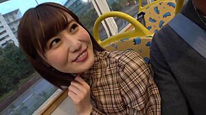 japanese big tits babe creampied after hot blowjob