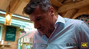 hey ever risk fucking your bfs daddy outdoors like this cute brunette did?