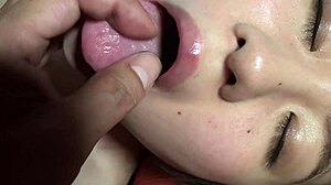 Cute japanese mature temptress jerks and fucks footjob handjob rough 1on1