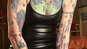 Hotink4u Milf Orgasms Explosively Riding Massive Dildo Hard!