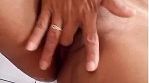 i rosa opened my pussy and fingered my tight asshole gently