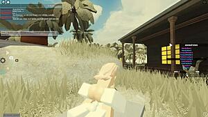 roblox gamer bent over for doggystyle pounding