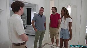 Black Babe Chanel Skye Takes Monster Cocks In Fiance's Fourway Frenzy