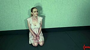 big ass kinky slut rebel rhyder chugs massive piss enemas then flips into acrobatic somersaults