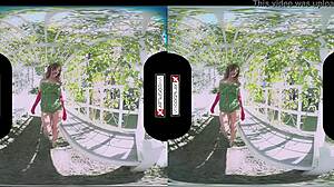 yo poison ivy cosplay vr has this hot redhead's pussy wrecked in garage parody