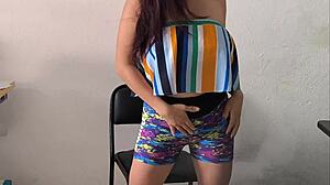 leaked stepsister video shows her fully submissive ass shaking