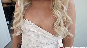 Stepsister Catches Stepbrother Jerking Off to Her Used Underwear in Bedroom