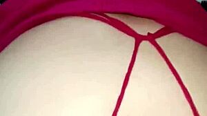 Encuentro vecina en lencería nueva y la cojo con creampie rico