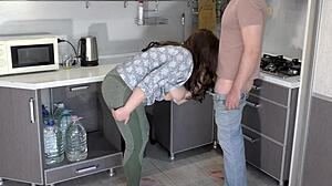 Stepmom Ditches Breakfast For Fat Cock Blowjob And Big Ass Anal Pounding