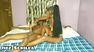 i adore this ebony teen's boobs sucking and pussy pounding treatment