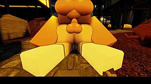 she takes it deep in her ass during roblox play