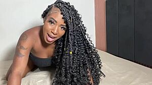 Amateur Teen Commands Jerk Off While Touching Tight Pussy Close Up