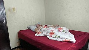 I gave it good to my stepson's huge cock, wet pussy squirting wild