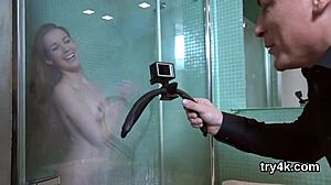 Ideal teen blows cock deep in pov then slim pussy screwed hardcore