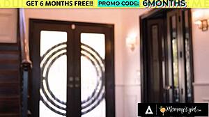 Busty Blonde Milf Rachael Cavalli Trains Petite Chanel Camryn Squirting Hard