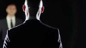 Chanel Camryn in latex begs for domination, bent over deepthroating outdoors.