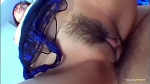 Asian Hottie Rides Big Cock Cowgirl Doggystyle Until Creampie Fills Trimmed Pussy Small Tits