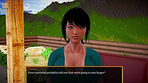 my new big tit brunette teen family dives into erotic 420 game